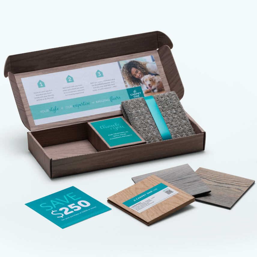 Order flooring sample boxes at Southwest Floors